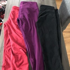 Lot of 3 fabletics leggings size M